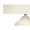 Monarch Specialties I 9707 - Lighting, 25"H, Table Lamp, Cream Ceramic, Ivory / Cream Shade, Transitional - - Mounts For Less