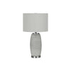 Monarch Specialties I 9711 - Lighting, 25"H, Table Lamp, Grey Ceramic, Grey Shade, Modern - - Mounts For Less