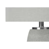 Monarch Specialties I 9711 - Lighting, 25"H, Table Lamp, Grey Ceramic, Grey Shade, Modern - - Mounts For Less