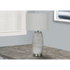 Monarch Specialties I 9711 - Lighting, 25"H, Table Lamp, Grey Ceramic, Grey Shade, Modern - - Mounts For Less