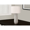 Monarch Specialties I 9712 - Lighting, 29"H, Table Lamp, Grey Resin, Ivory / Cream Shade, Modern - - Mounts For Less