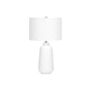 Monarch Specialties I 9716 - Lighting, 26"H, Table Lamp, Cream Ceramic, Ivory / Cream Shade, Modern - - Mounts For Less