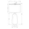 Monarch Specialties I 9716 - Lighting, 26"H, Table Lamp, Cream Ceramic, Ivory / Cream Shade, Modern - - Mounts For Less
