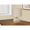 Monarch Specialties I 9718 - Lighting, 20"H, Table Lamp, Beige Concrete, Beige Shade, Contemporary - - Mounts For Less