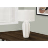 Monarch Specialties I 9731 - Lighting, 27"H, Table Lamp, Cream Ceramic, Ivory / Cream Shade, Modern - - Mounts For Less