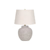 Monarch Specialties I 9732 - Lighting, 22"H, Table Lamp, Cream Concrete, Ivory / Cream Shade, Modern - - Mounts For Less