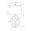 Monarch Specialties I 9732 - Lighting, 22"H, Table Lamp, Cream Concrete, Ivory / Cream Shade, Modern - - Mounts For Less