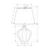 Monarch Specialties I 9733 - Lighting, 21"H, Table Lamp, Cream Resin, Ivory / Cream Shade, Transitional - - Mounts For Less
