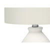 Monarch Specialties I 9741 - Lighting, 17"H, Table Lamp, Cream Ceramic, Ivory / Cream Shade, Modern - - Mounts For Less