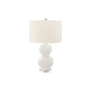 Monarch Specialties I 9744 - Lighting, 25"H, Cream Ceramic, Ivory / Cream Shade, Contemporary - - Mounts For Less