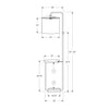 Monarch Specialties I 9754 - Lighting, 67"H, Floor Lamp, Usb Port Included, Brass Metal, Beige Shade, Contemporary - - Mounts For Less