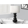 Monarch Specialties I 9763 - Lighting, 26"H, Black Ceramic, Ivory / Cream Shade, Contemporary - - Mounts For Less