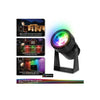 Monster - Set of 4 Outdoor Smart Garden LED Flood Lights, 5 Meter Length, Black - - Mounts For Less
