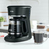 Mr. Coffee - Programmable Coffee Maker, 12 Cup Capacity, Late Brew Function, Black - - Mounts For Less