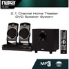 Naxa - Speaker and DVD Set for Home Cinema, 2.1 Channels, Black - - Mounts For Less