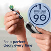 Oral-B - Black 1000 Rechargeable Electric Toothbrush, CrossAction Brush Head, Black - - Mounts For Less