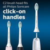 Philips - 3 Pack Electric Toothbrush Refills, C2 Optimal Plaque Control - - Mounts For Less
