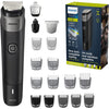 Philips - All-in-One Personal Trimmer 5000 Series, For Face, Head and Body, Self-Sharpening Steel Blade - - Mounts For Less
