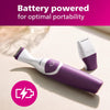 Philips - Cordless Bikini Trimmer for Women with Accessories and Carrying Pouch, Purple - - Mounts For Less