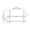 Pro HD SUPT-01 Universal Tilt Wall Mount For LED TV, LCD, PLASMA for 37" to 70" Screens - - Mounts For Less