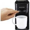 Proctor Silex - Single Serve Coffee Maker, Works with K-Cup or Ground Coffee, Black - - Mounts For Less