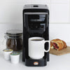 Proctor Silex - Single Serve Coffee Maker, Works with K-Cup or Ground Coffee, Black - - Mounts For Less