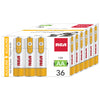 RCA - 36 Pack AA Alkaline Batteries, Long Lasting Power, Mercury Free - - Mounts For Less