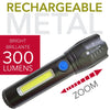RCA - COB Flashlight with Mini Lantern, Rechargeable, 300 Lumens - - Mounts For Less