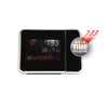 RCA - Projection Alarm Clock Radio, Projects Time to Wall or Ceiling, Color Screen, Temperature Display, Black - RCPJ100A1 - - Mounts For Less