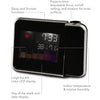 RCA - Projection Alarm Clock Radio, Projects Time to Wall or Ceiling, Color Screen, Temperature Display, Black - RCPJ100A1 - - Mounts For Less