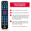 RCA - Rechargeable Universal Remote Control with Buttons for Streaming Device - - Mounts For Less
