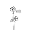Rockstone - XR1 Type-C Wired In-Ear Headphones with Remote Control and Built-in Microphone, White - - Mounts For Less