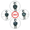 Rodac - 360 Degree Rotation Chain Grade G80 Hoist 1T 10' - - Mounts For Less