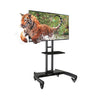 Rolling TV Cart With Height Adjustable For LED PLASMA LCD 32" To 65" - - Mounts For Less