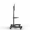 Rolling TV Cart With Height Adjustable For LED PLASMA LCD 32" To 65" - - Mounts For Less