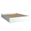 SUA-V - Ashton Thermally Fused Laminate Bed Base, Queen Size, White - - Mounts For Less