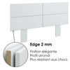 SUA-V - Ashton Thermally Fused Laminate Headboard, Queen Size, White - - Mounts For Less