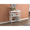 Safdie & Co Bookshelf 32.5" High White with 3 Shelves for Living Room - - Mounts For Less