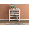 Safdie & Co Bookshelf 32.5" High White with 3 Shelves for Living Room - - Mounts For Less