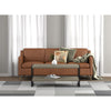 Safdie & Co Coffee Table 47.25" Long Dark Taupe and Black Metal - - Mounts For Less