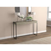 Safdie & Co Console Table 47" Long Dark Taupe and Black Metal - - Mounts For Less
