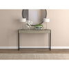 Safdie & Co Console Table 47" Long Dark Taupe and Black Metal - - Mounts For Less