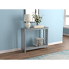 Safdie & Co Entryway Table Console Table Sofa Couch Table Accent Table - 39" Long Light Grey with 1 Shelf for Living Room - - Mounts For Less