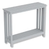 Safdie & Co Entryway Table Console Table Sofa Couch Table Accent Table - 39" Long Light Grey with 1 Shelf for Living Room - - Mounts For Less