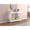 Safdie & Co Entryway Table Console Table Sofa Couch Table Accent Table - 39" Long White with 1 Shelf for Living Room - - Mounts For Less
