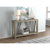Safdie & Co Entryway Table Console Table Sofa Couch Table Accent Table - 52" Long Dark Taupe with 1 Shelf for Living Room - - Mounts For Less