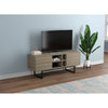 Safdie & Co TV Stand - 47.25" Long Dark Taupe with 2 Drawers and 3 Shelves for Living Room - - Mounts For Less