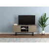 Safdie & Co TV Stand - 47.25" Long Dark Taupe with 2 Drawers and 3 Shelves for Living Room - - Mounts For Less
