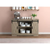Safdie & Co TV Stand - 48" Long Dark Taupe with 2 Sliding Doors and 3 Shelves for Living Room - - Mounts For Less