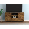 Safdie & Co TV Stand - 58" Long Brown Reclaimed Wood with 4 Shelves and 1 Drawer for Living Room - - Mounts For Less